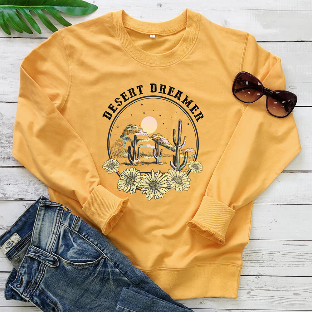 Women's Floral Print Sweatshirt