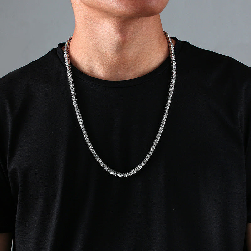 Crystal Tennis Chain Necklace