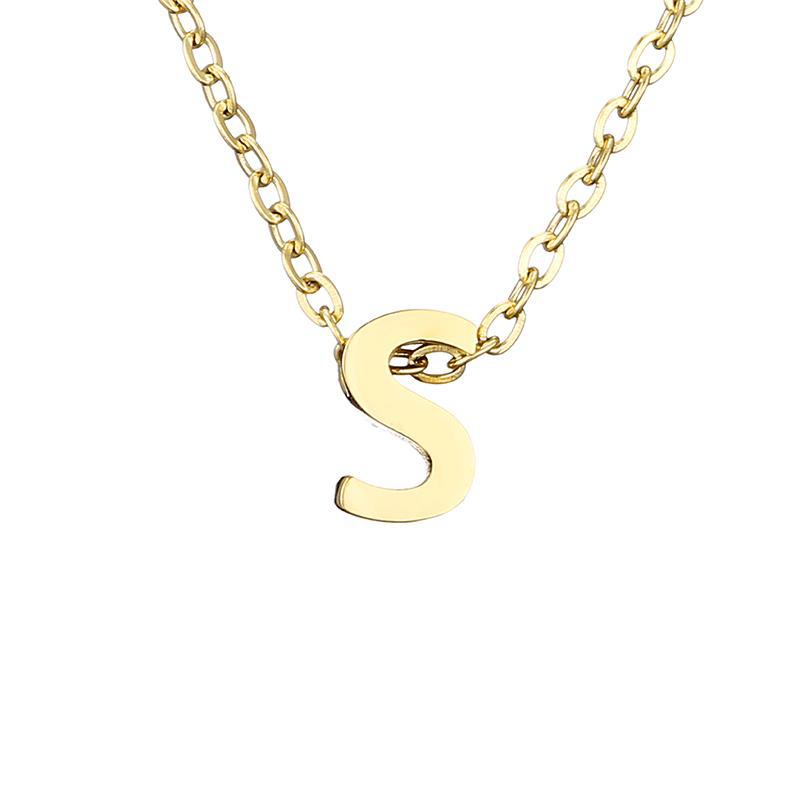 Women's Initial Letter Necklace