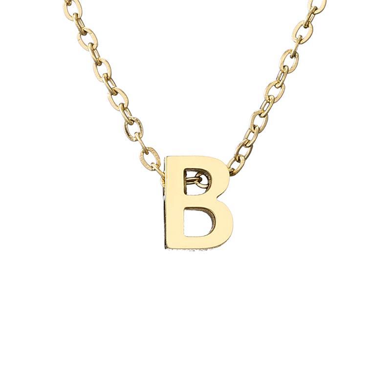 Women's Initial Letter Necklace