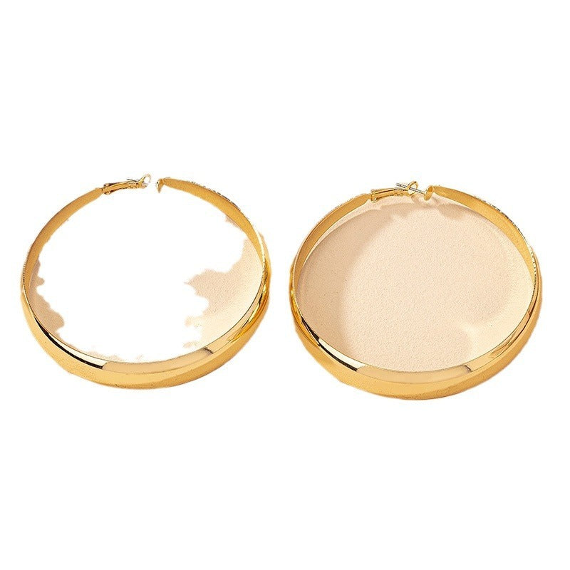 Women's Large Gold Hoop Earrings