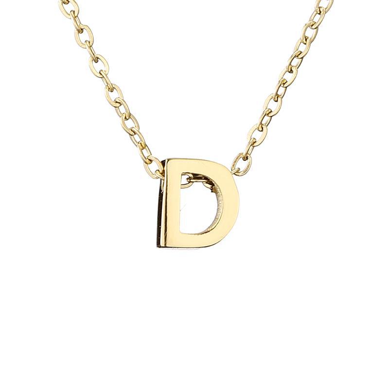 Women's Initial Letter Necklace