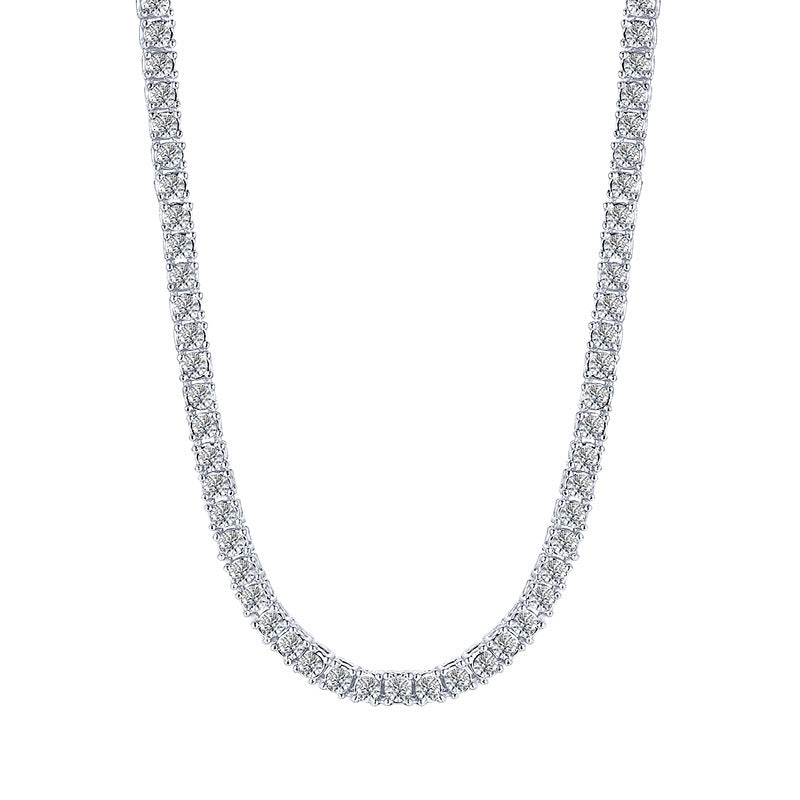 Crystal Tennis Chain Necklace