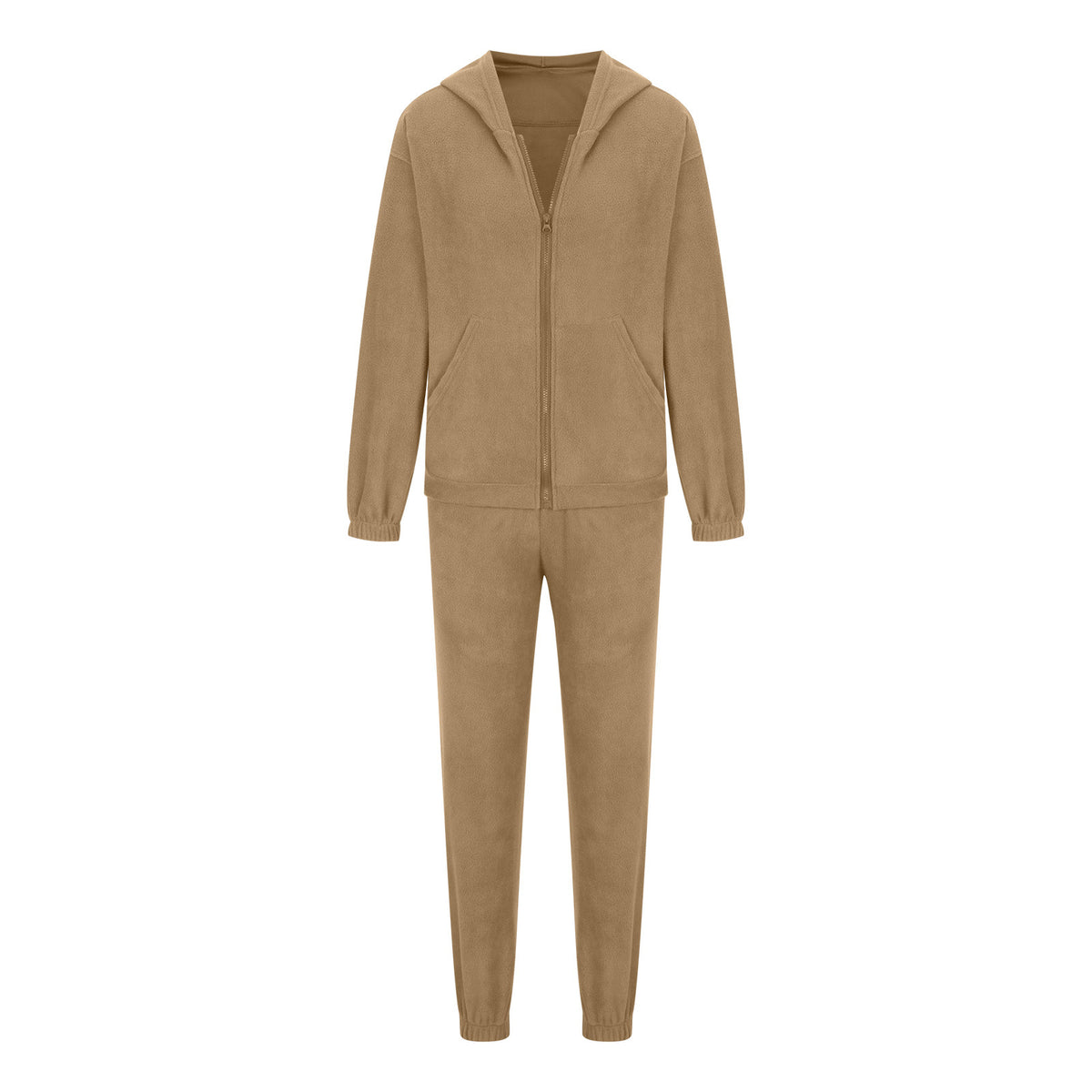Women's Zip-Up Hoodie Two-Piece Set