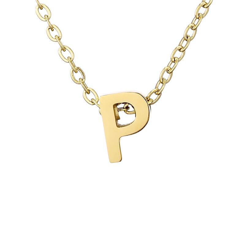 Women's Initial Letter Necklace