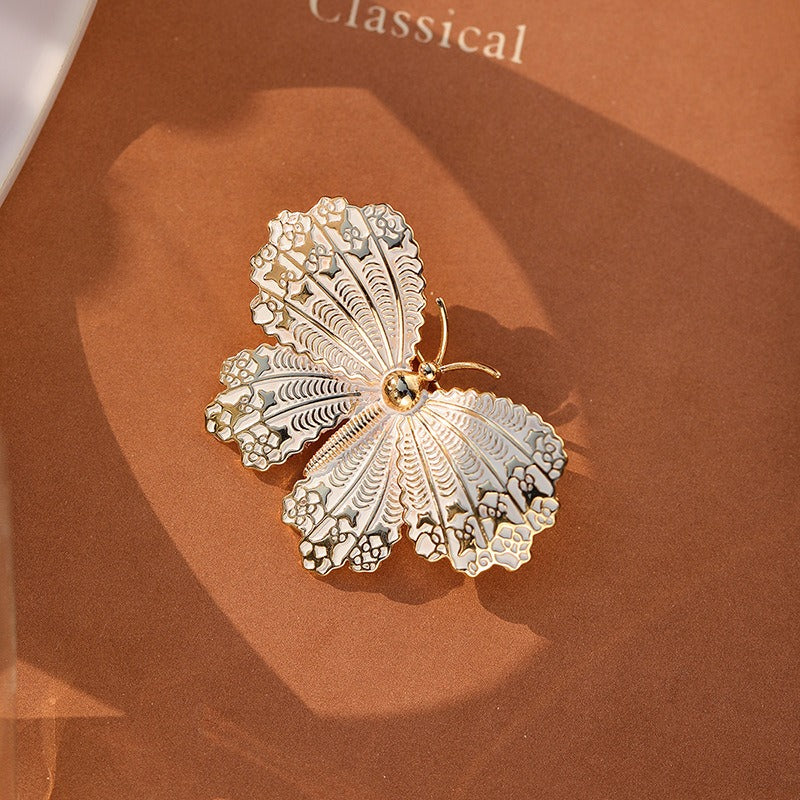 Women's Enamel Butterfly Brooch