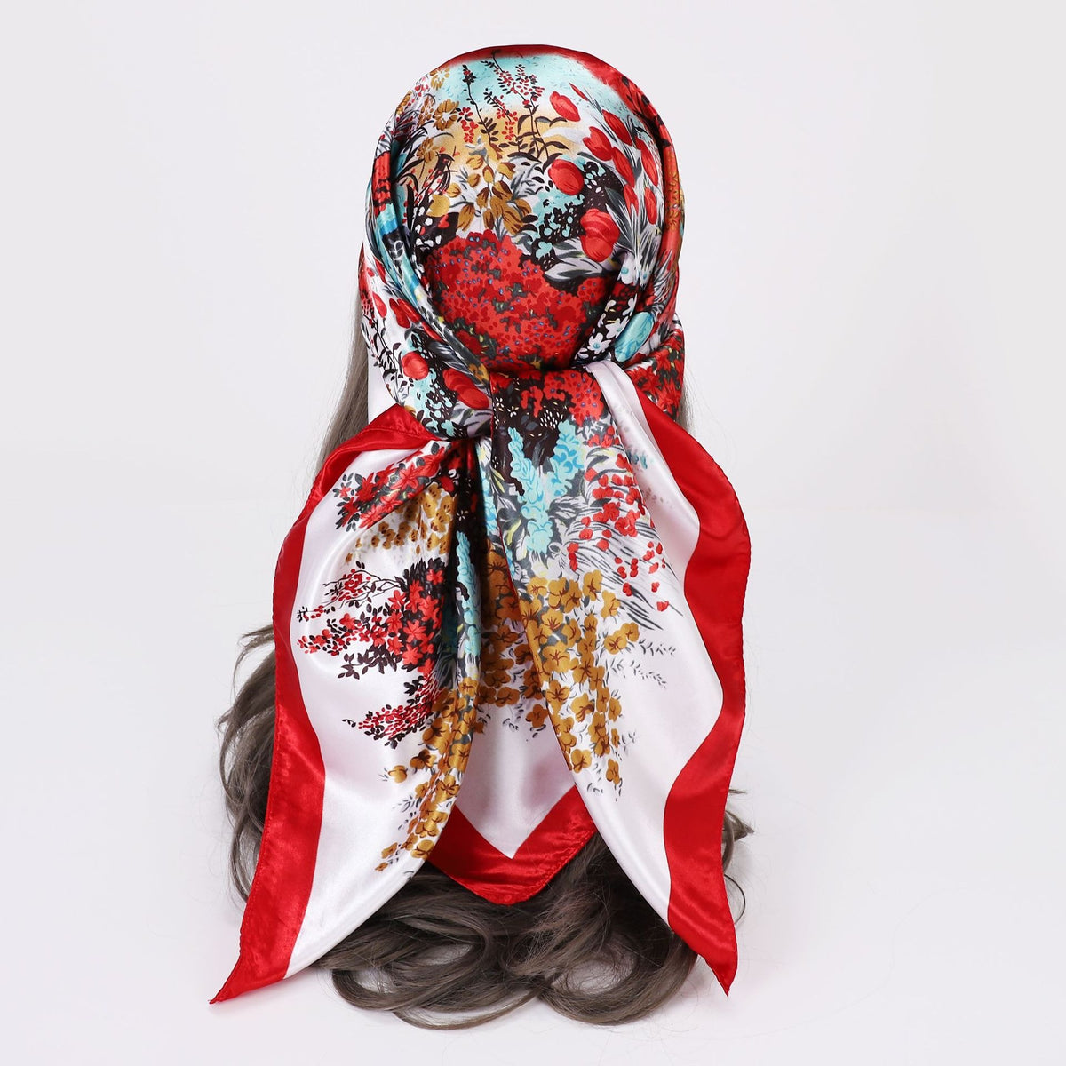 Women's Square Scarf — Head & Neck Wrap