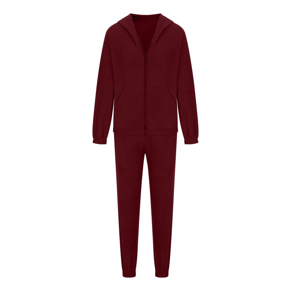 Women's Zip-Up Hoodie Two-Piece Set