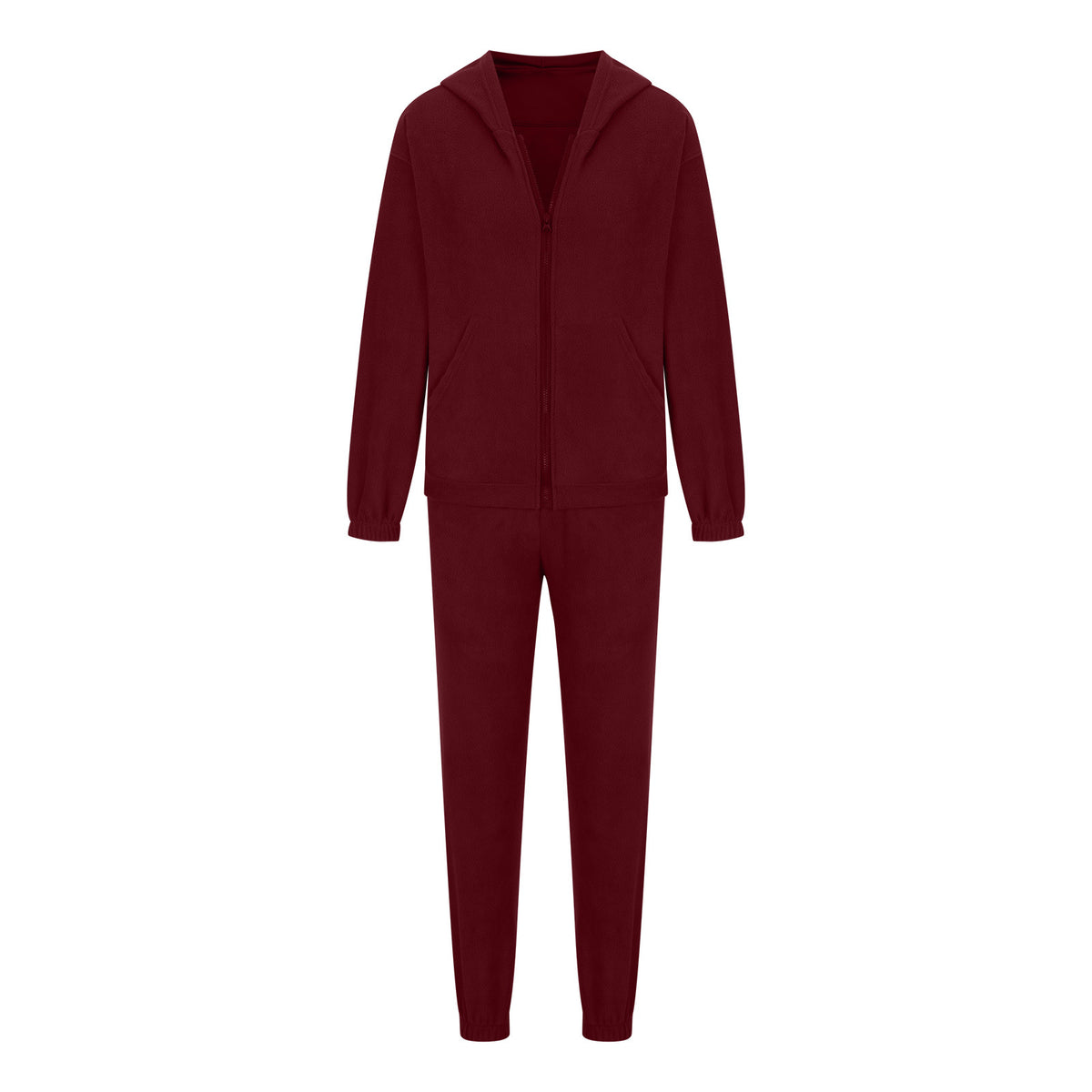Women's Zip-Up Hoodie Two-Piece Set