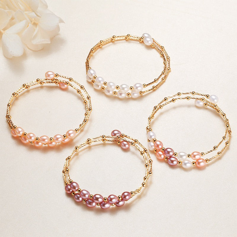 Women's Baroque Bangle Bracelet Set