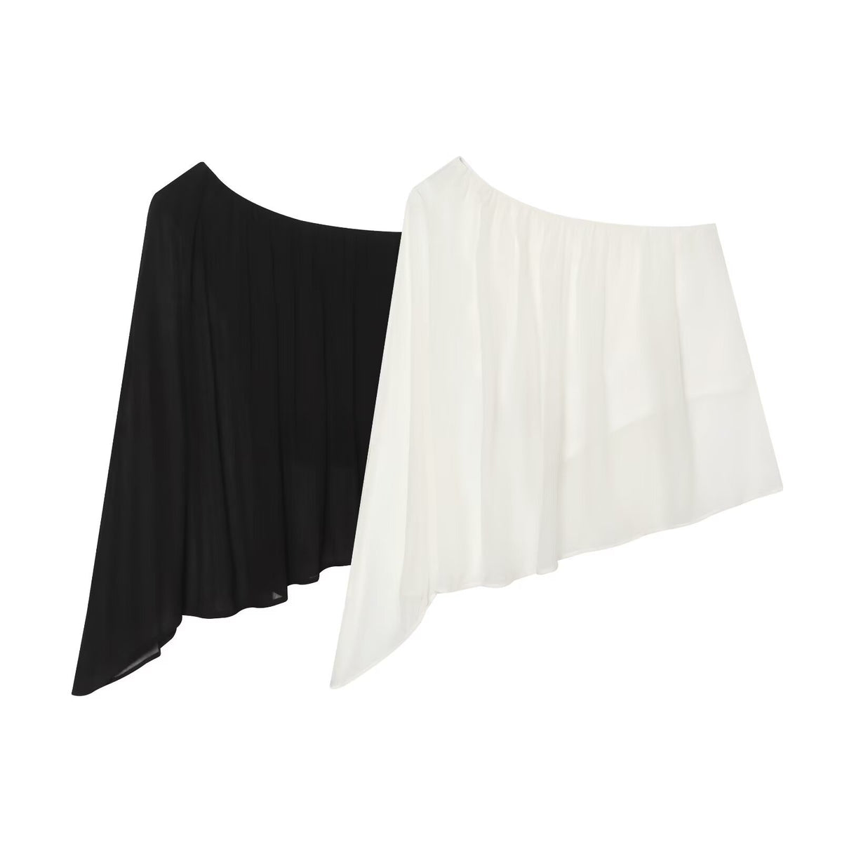 Women's Slanted-Shoulder T-Shirt Top