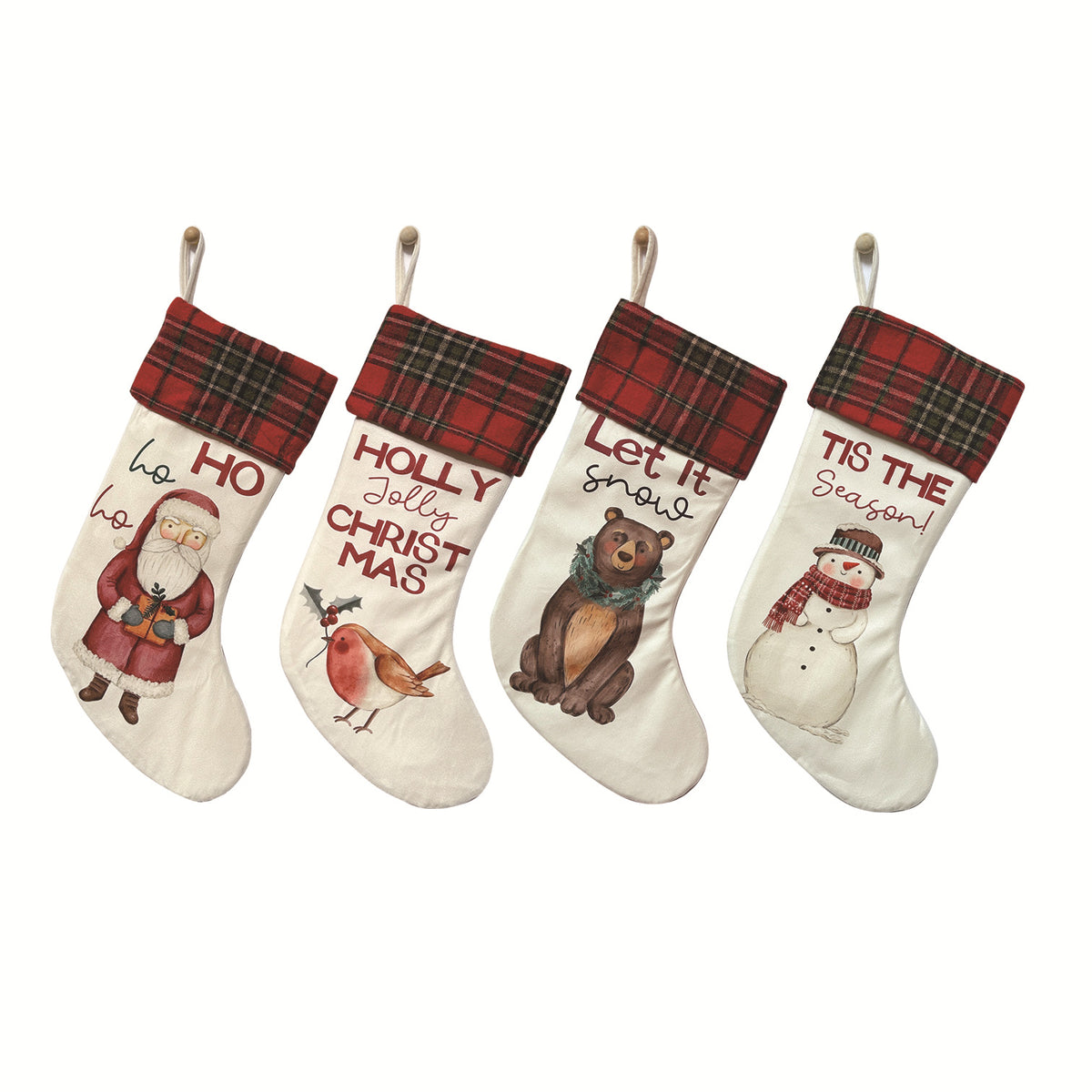 Christmas Fireplace Stocking