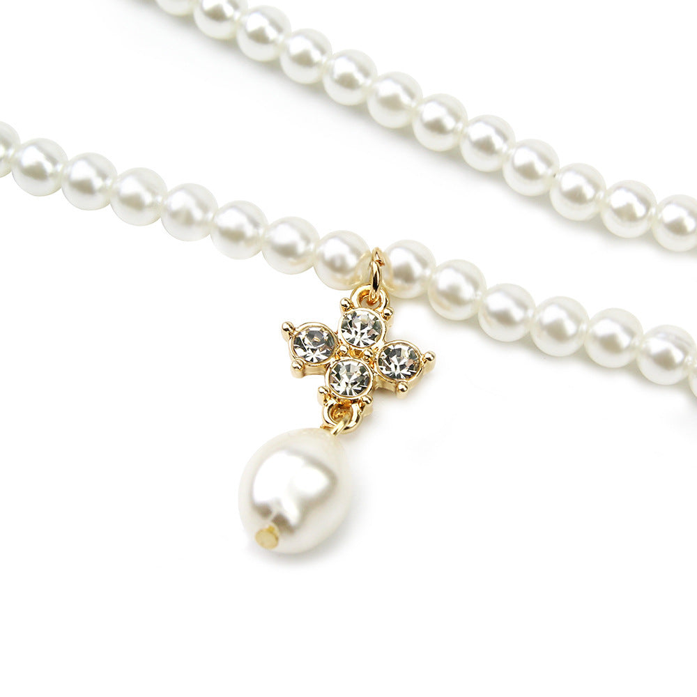 Women's Double-Strand Pearl Necklace