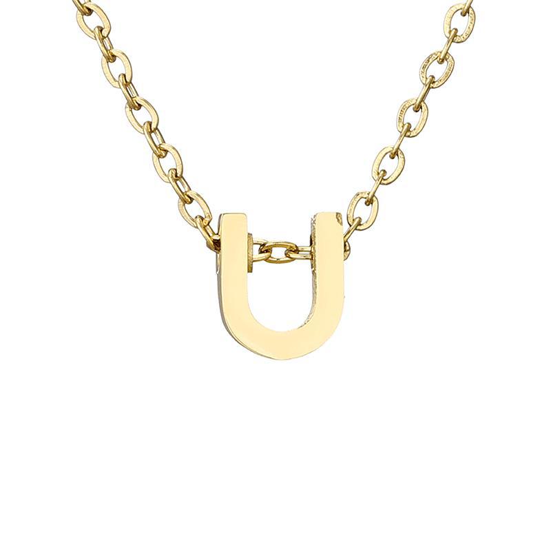Women's Initial Letter Necklace
