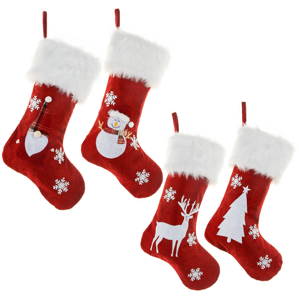 Light-Up Christmas Stocking Gift Bag