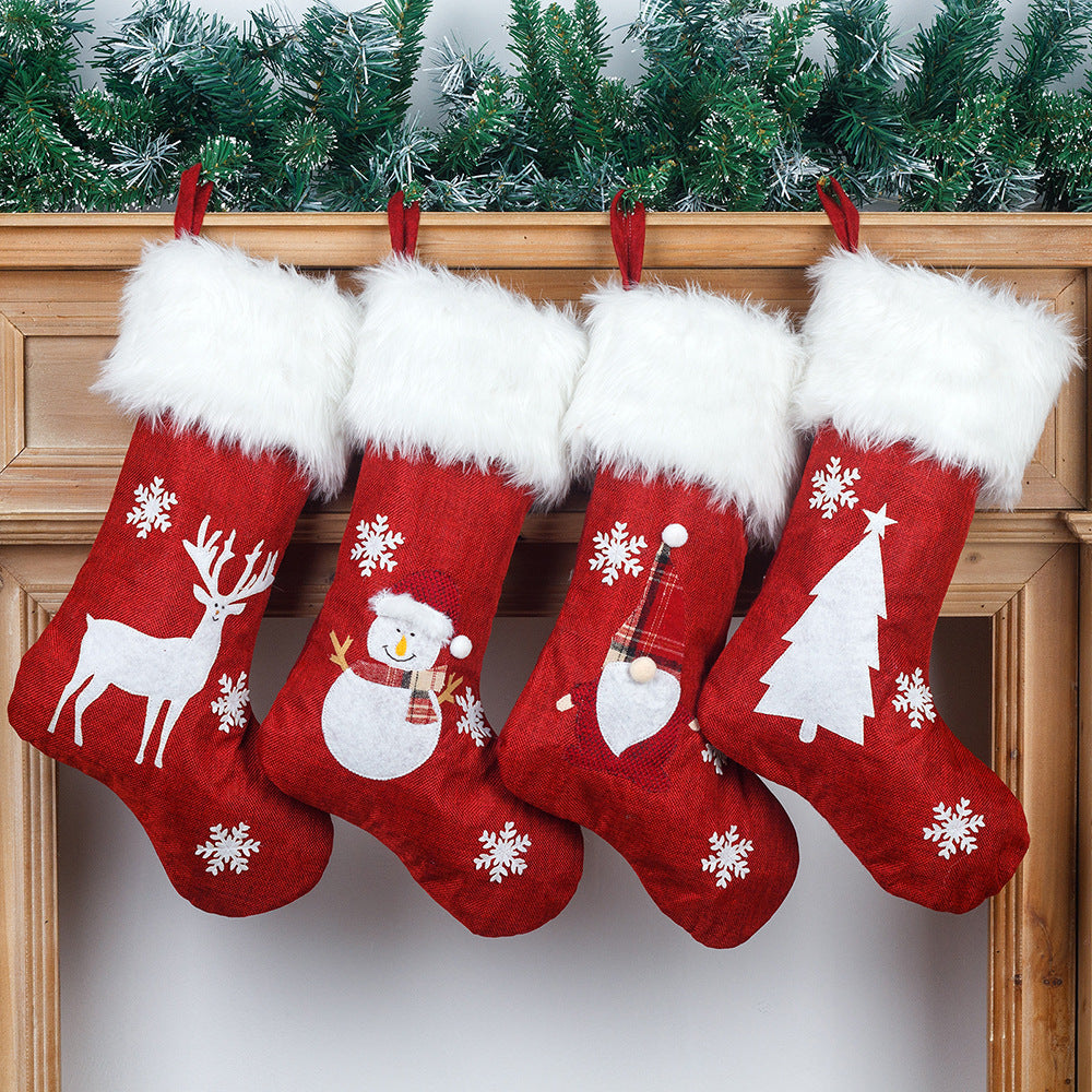 Light-Up Christmas Stocking Gift Bag