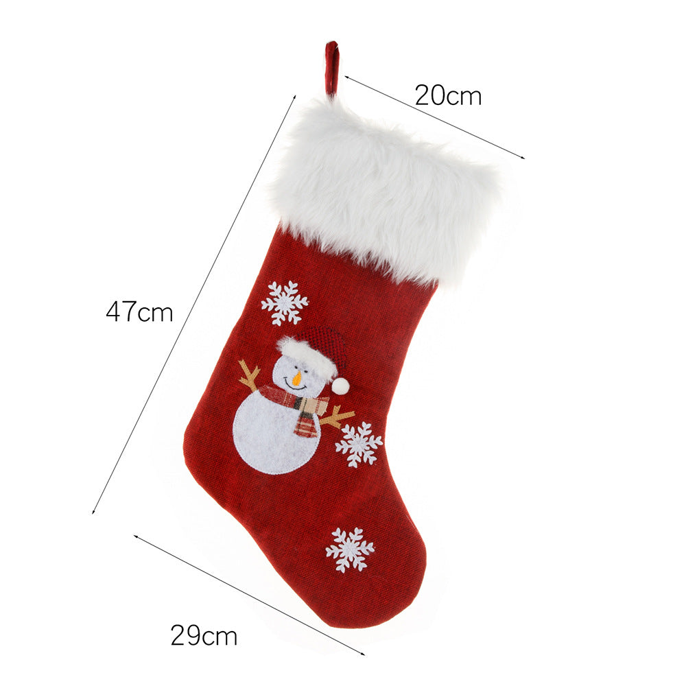 Light-Up Christmas Stocking Gift Bag