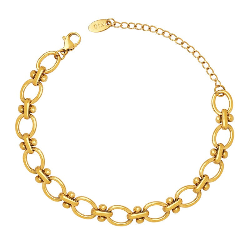 Women's Stainless Steel Link Chain Bracelet