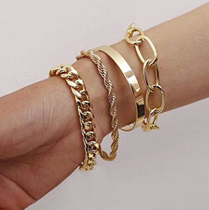 Women's Bracelet Stack Set - 4 Pieces