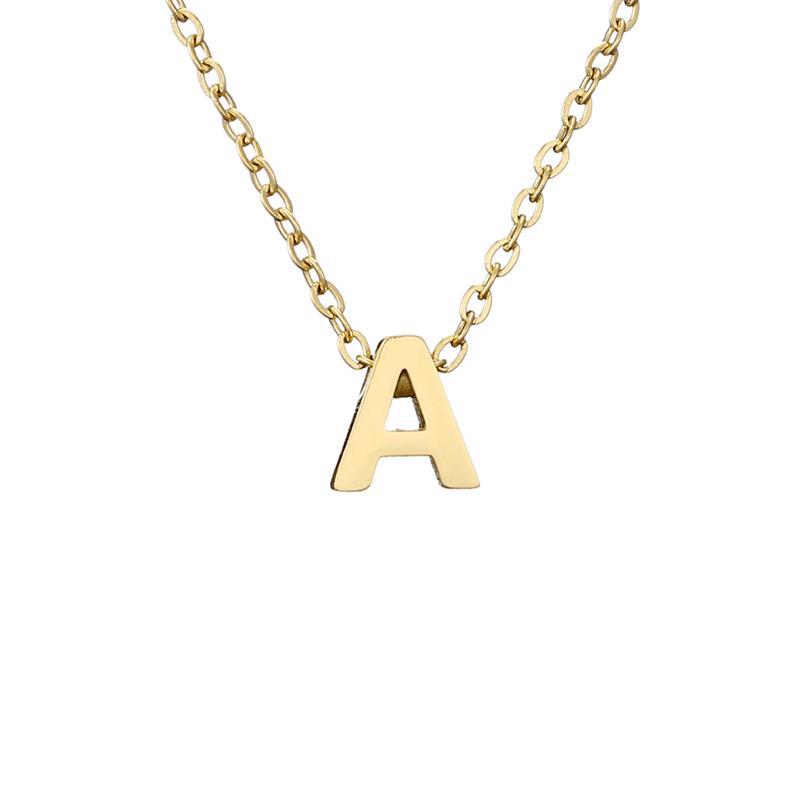 Women's Initial Letter Necklace