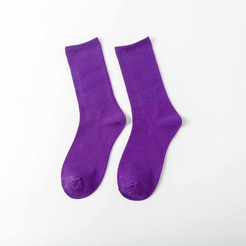 Women's Retro Striped Crew Socks