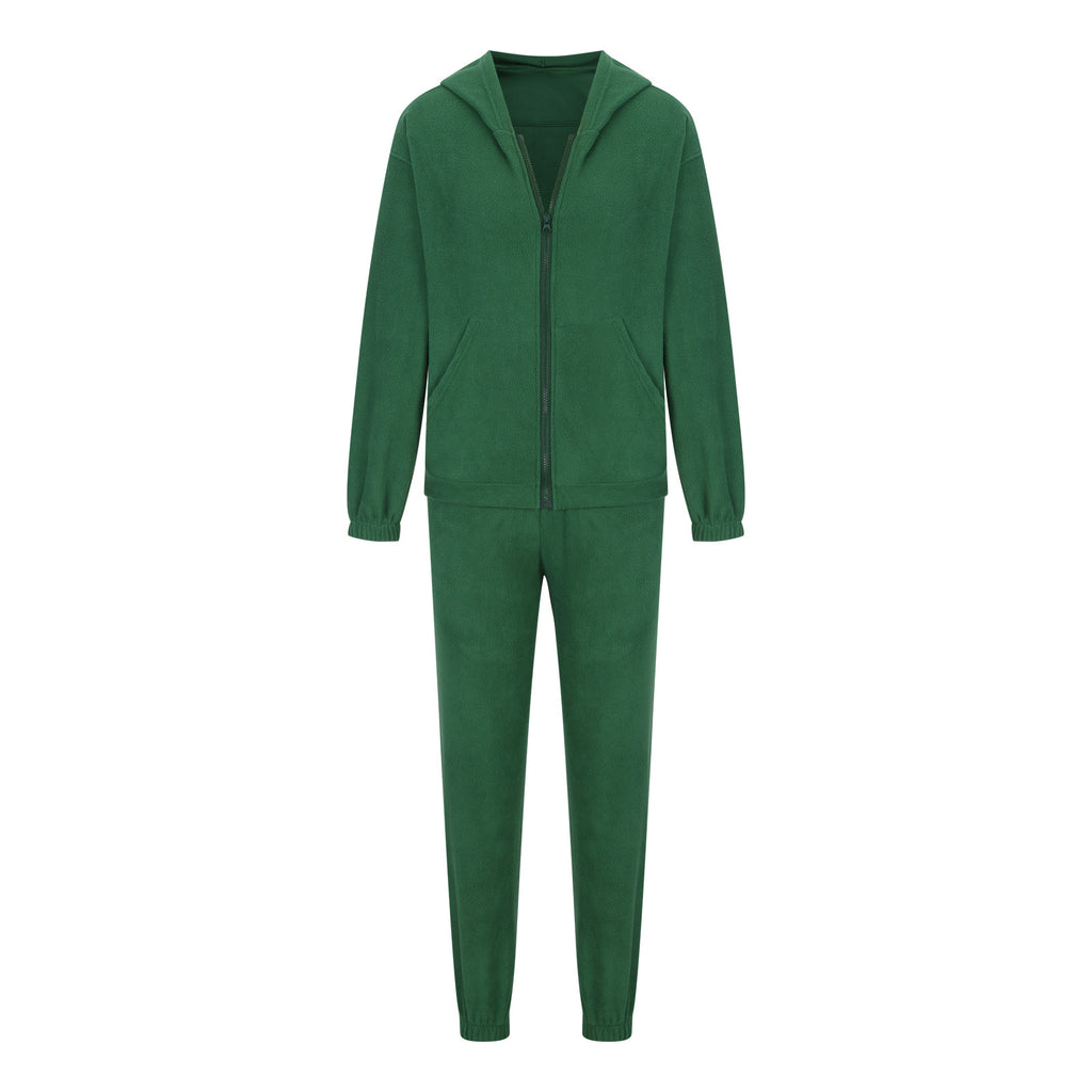 Women's Zip-Up Hoodie Two-Piece Set