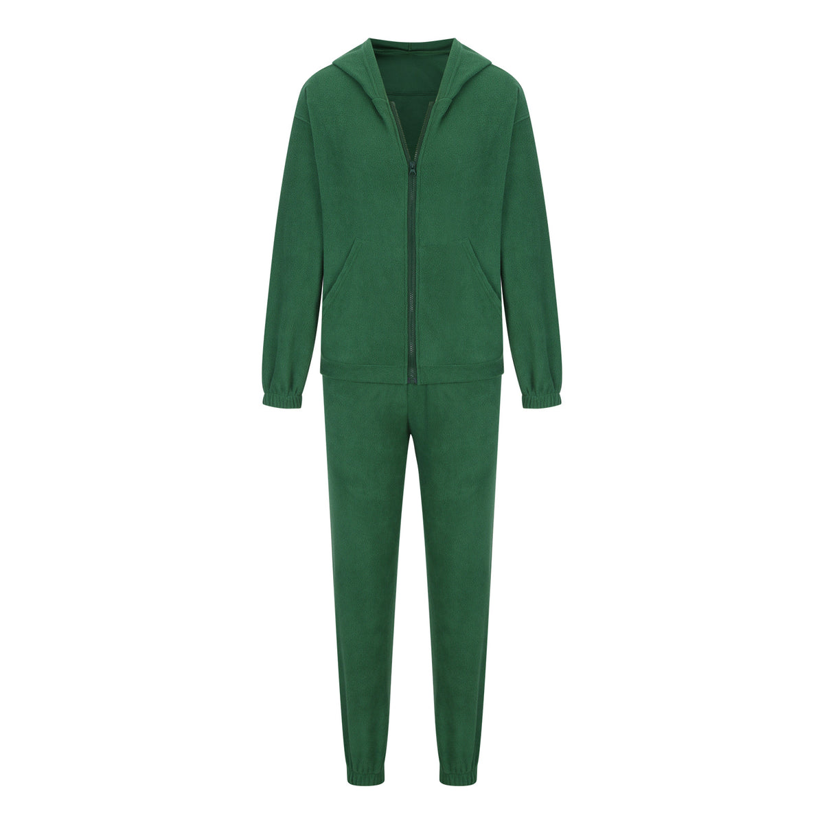 Women's Zip-Up Hoodie Two-Piece Set