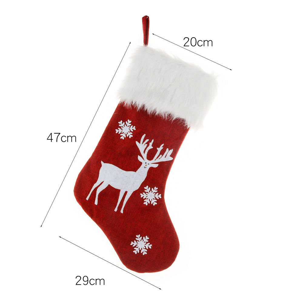 Light-Up Christmas Stocking Gift Bag