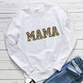 Women's Mama Leopard Print Sweatshirt