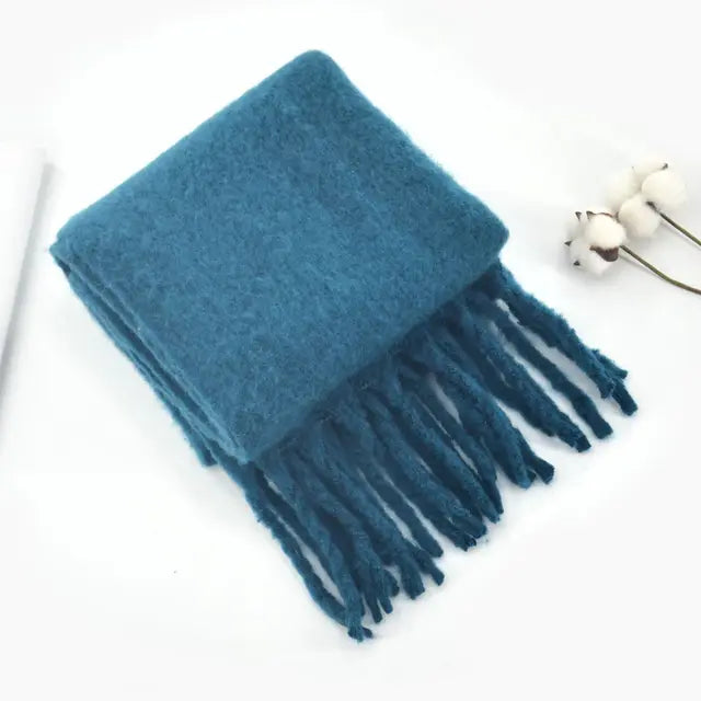 Women's Solid Winter Wrap Scarf