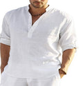 Men's Linen Long-Sleeve Shirt