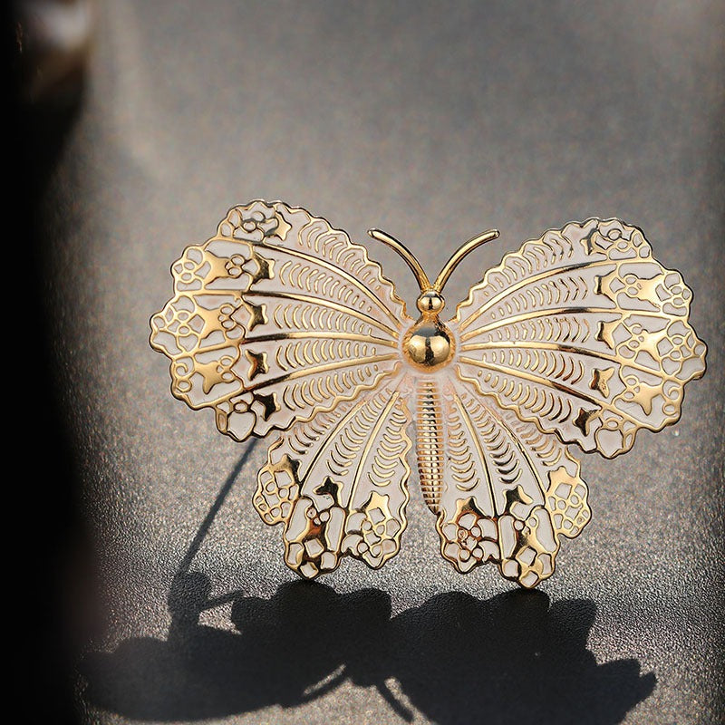 Women's Enamel Butterfly Brooch