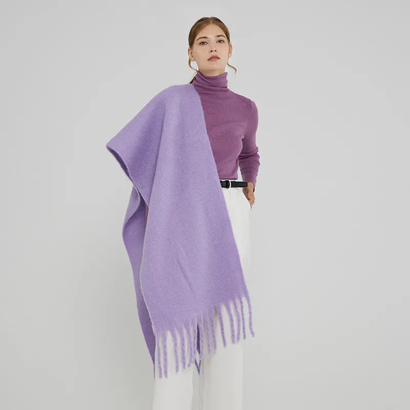Women's Solid Winter Wrap Scarf