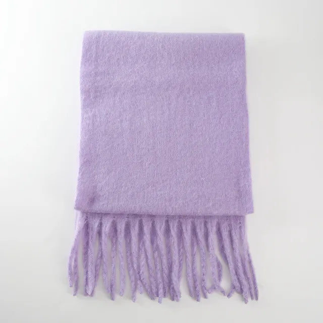 Women's Solid Winter Wrap Scarf
