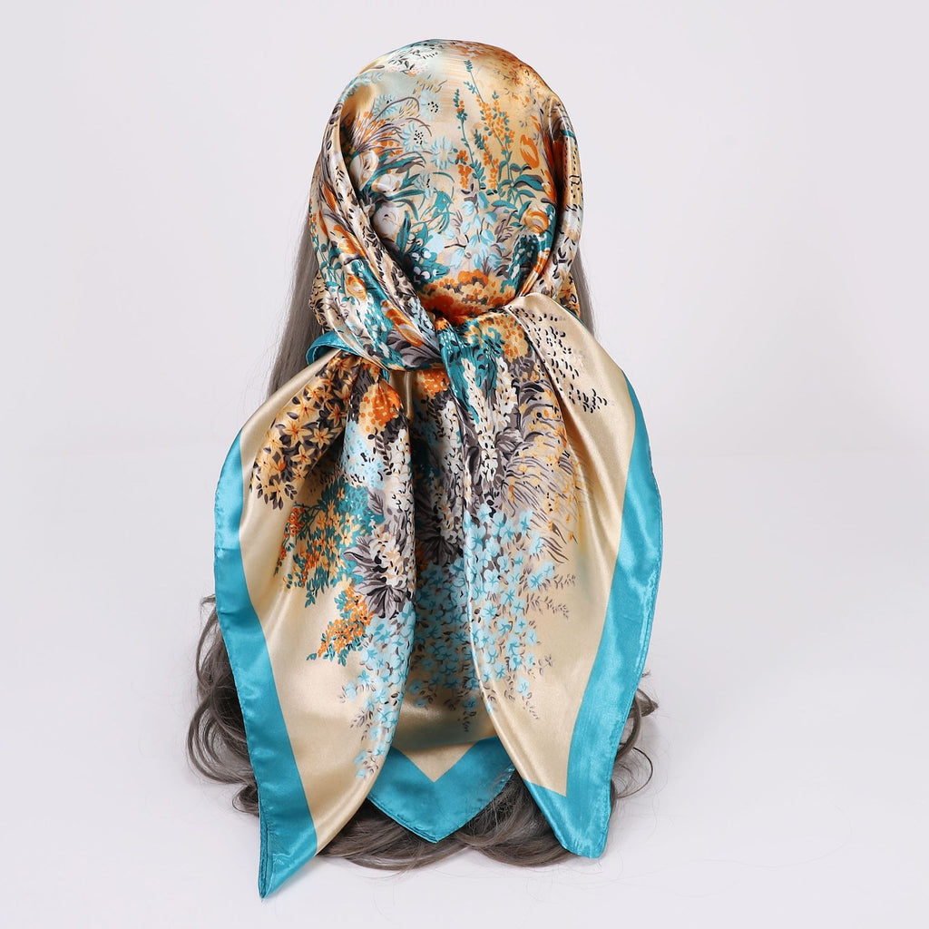 Women's Square Scarf — Head & Neck Wrap