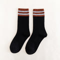 Women's Retro Striped Crew Socks