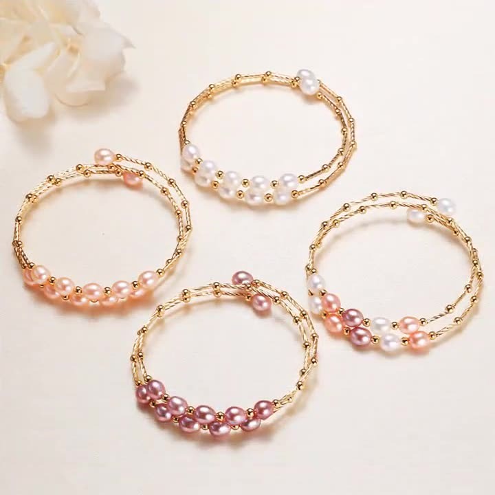 Women's Baroque Bangle Bracelet Set
