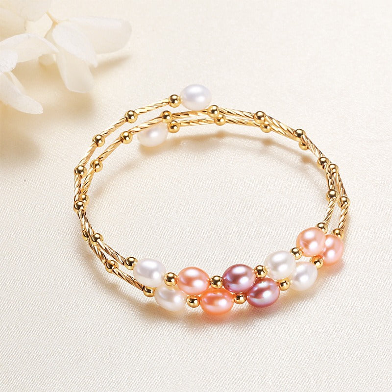 Women's Baroque Bangle Bracelet Set