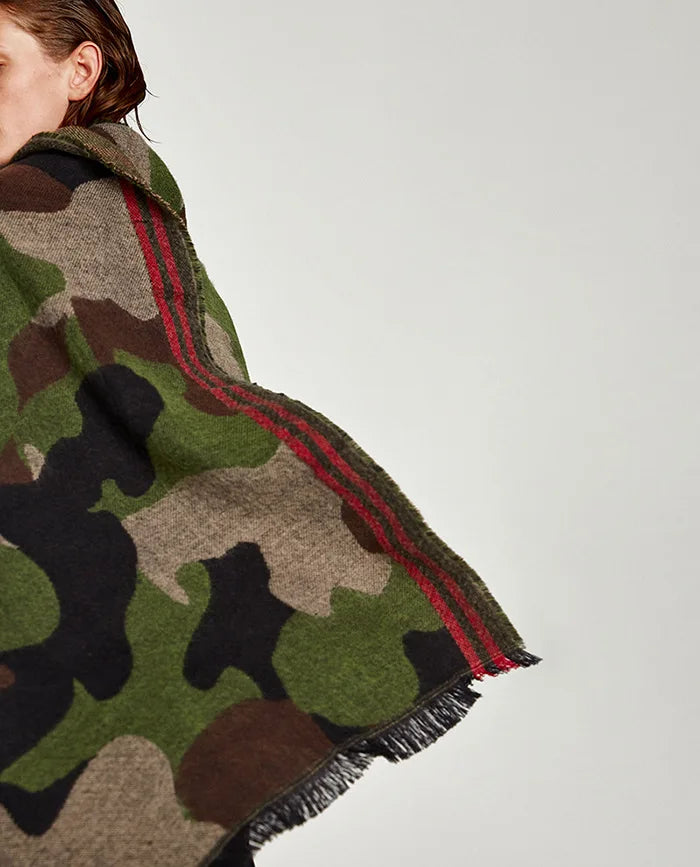 Women's Leopard Print Winter Scarf