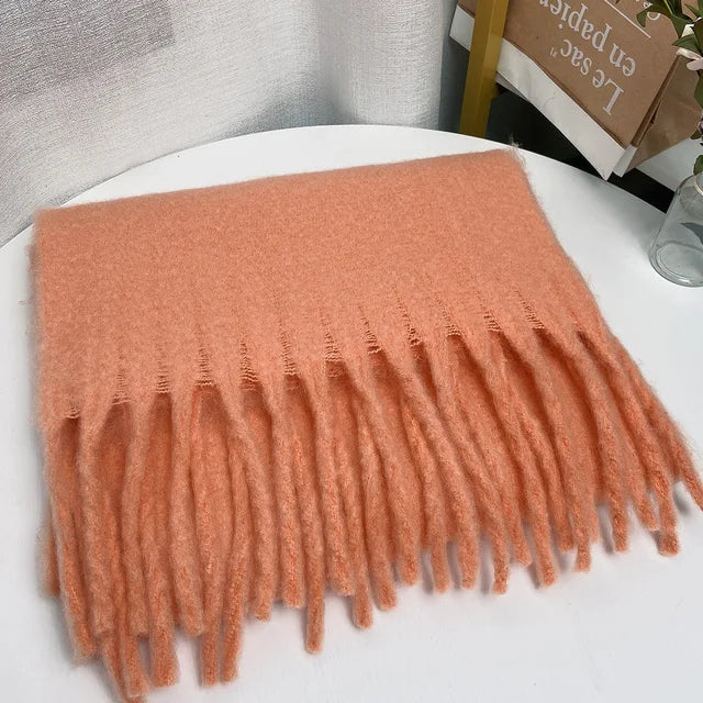 Women's Solid Winter Wrap Scarf