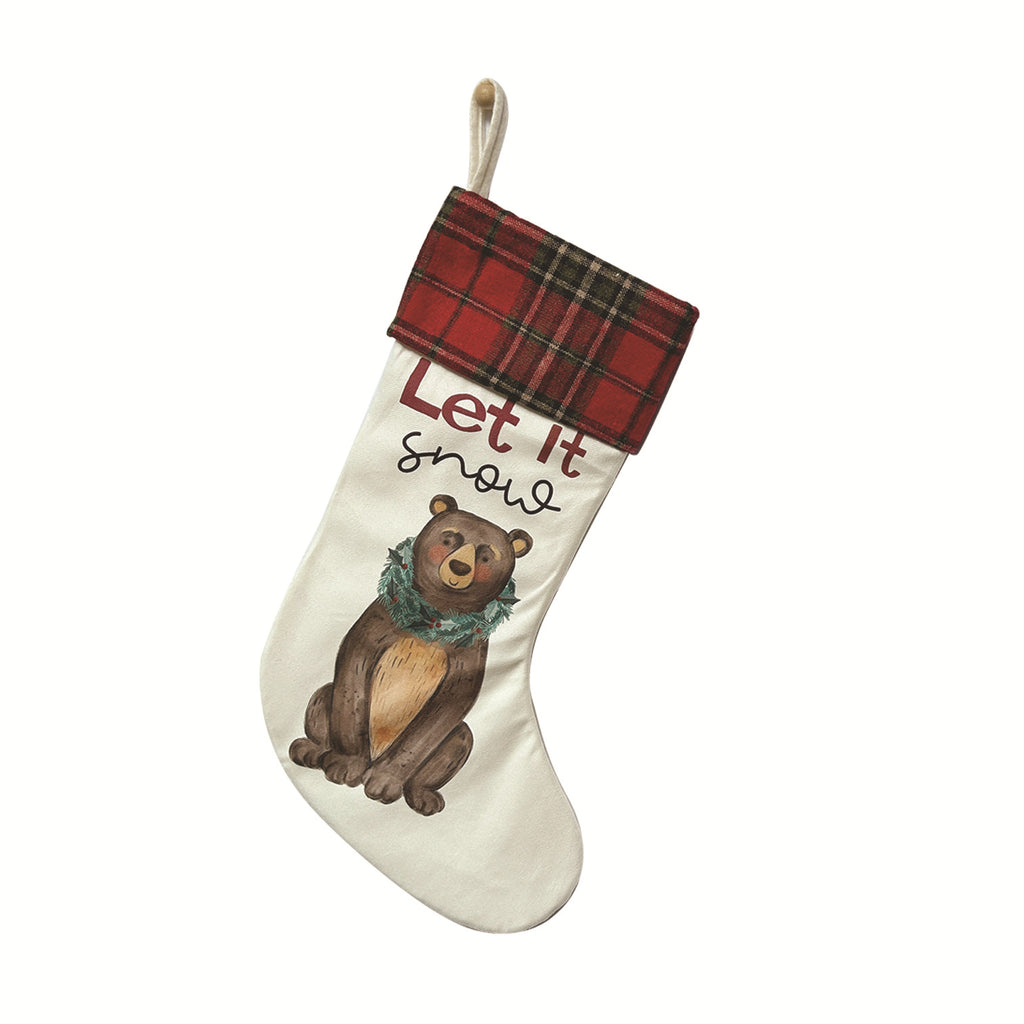 Christmas Fireplace Stocking