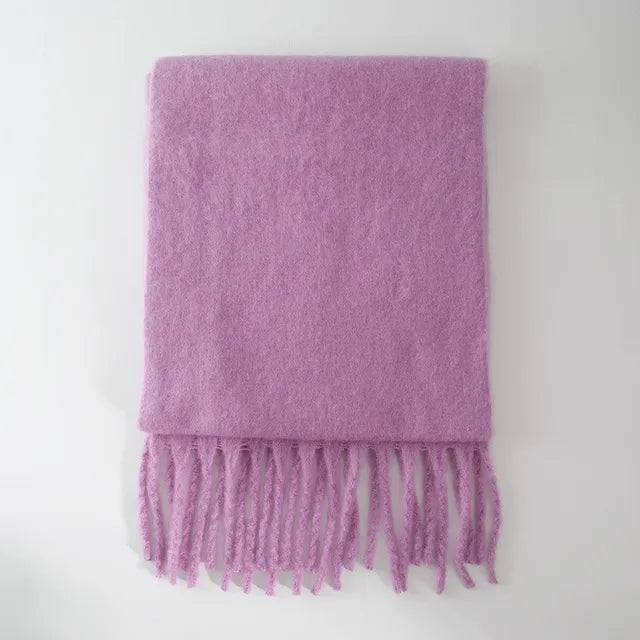 Women's Solid Winter Wrap Scarf
