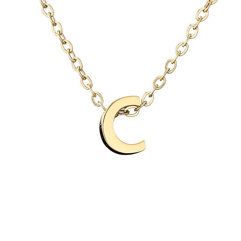 Women's Initial Letter Necklace