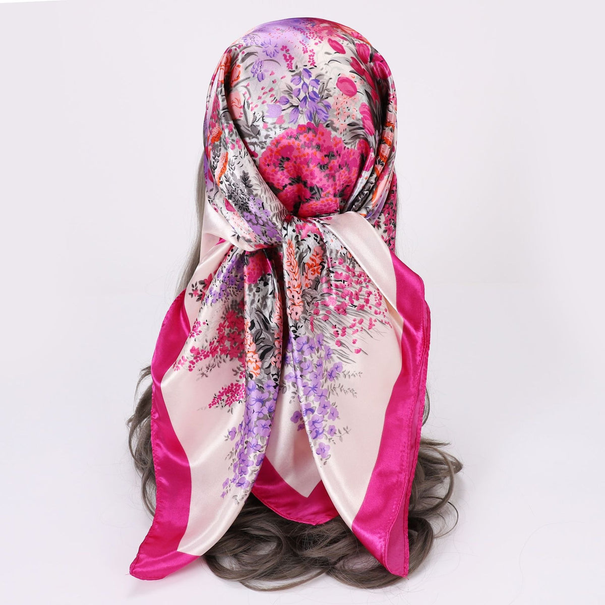 Women's Square Scarf — Head & Neck Wrap