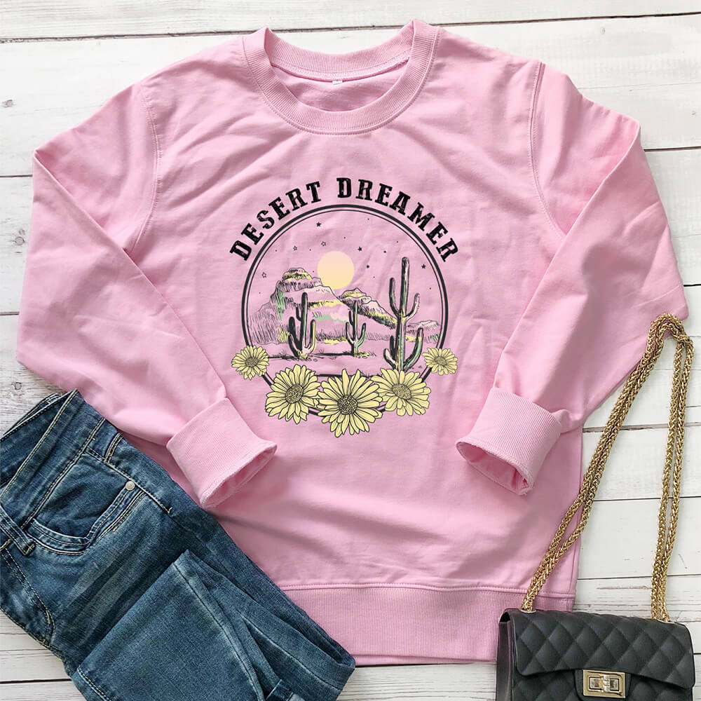 Women's Floral Print Sweatshirt