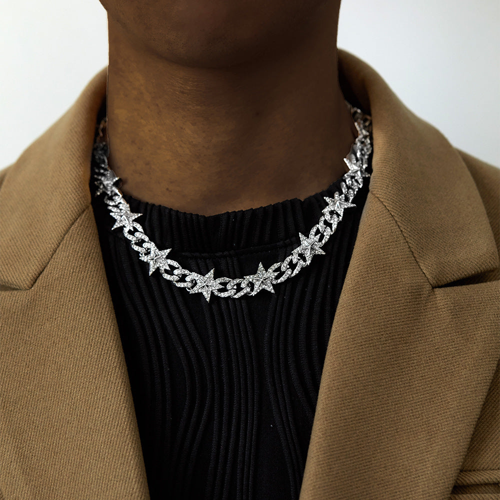 Men's Star Cuban Chain