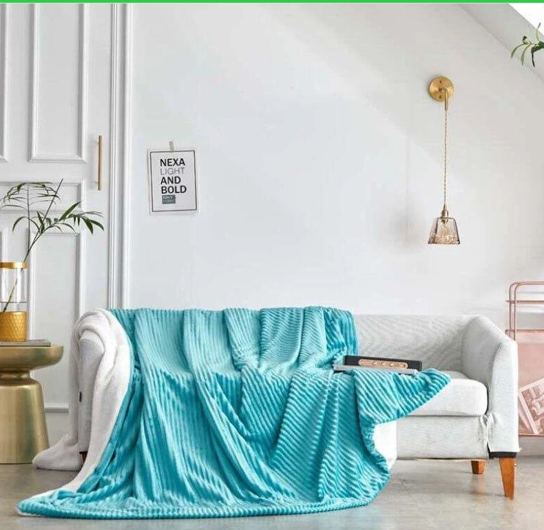 Sage Green Soft Throw Blanket – Cashmere Feel