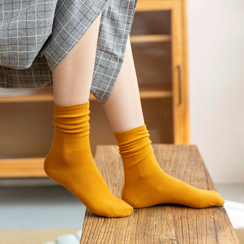 Women's Retro Striped Crew Socks