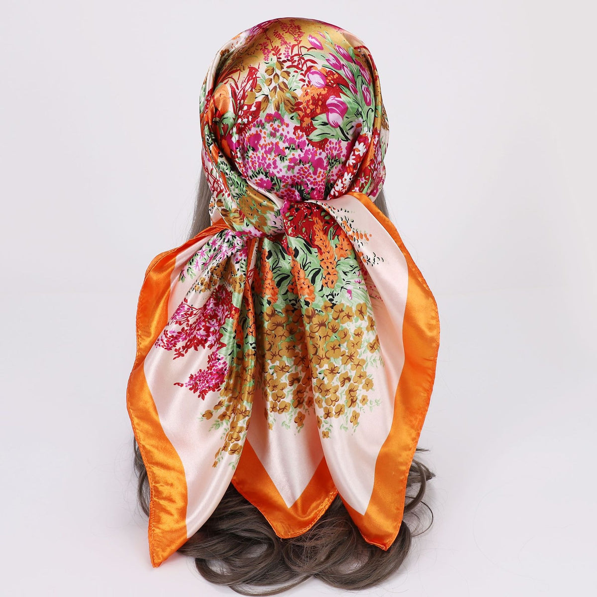 Women's Square Scarf — Head & Neck Wrap
