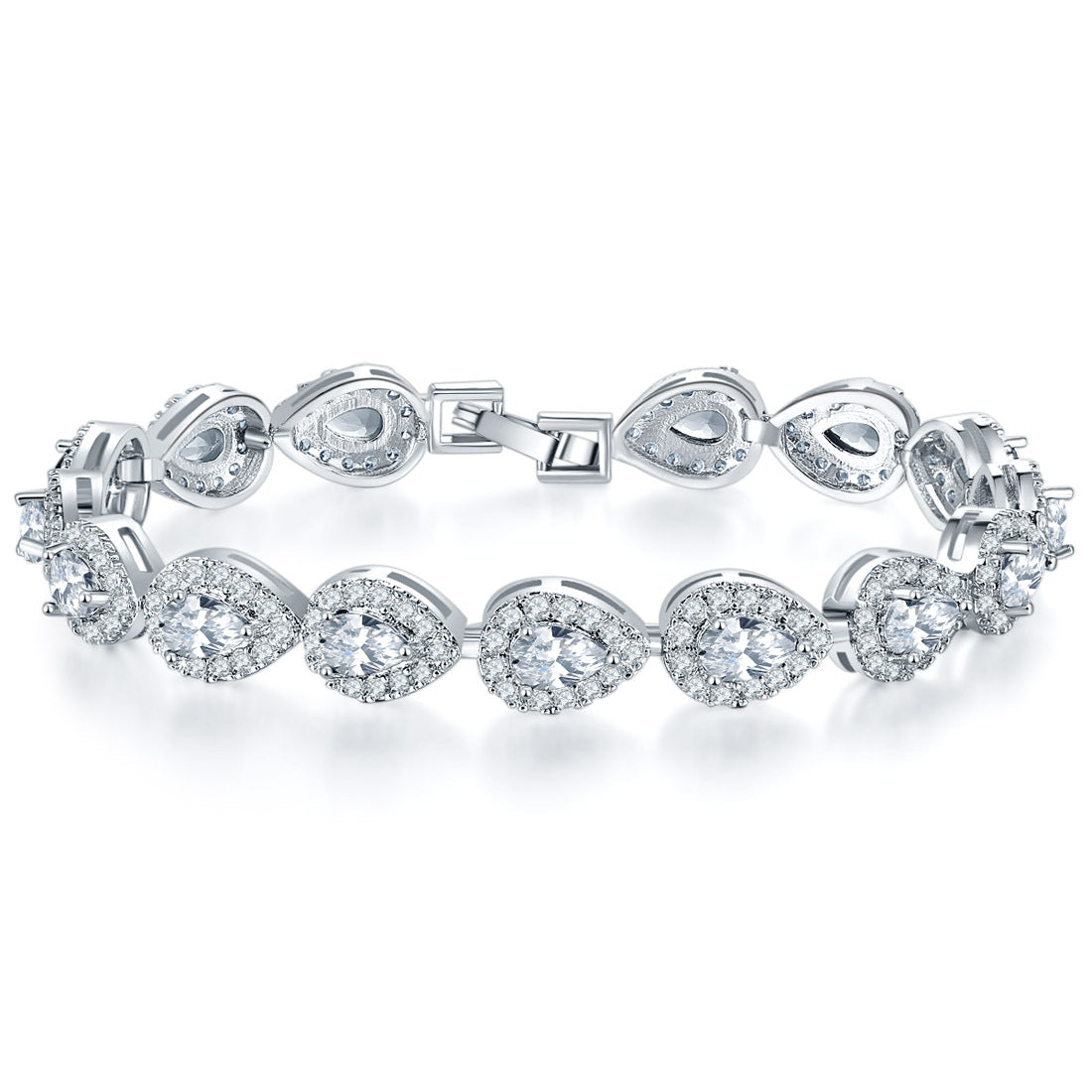 Women's Teardrop Crystal Bracelet